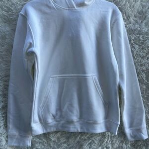 Classic White Kids Adidas hoodie Sweater size medium
